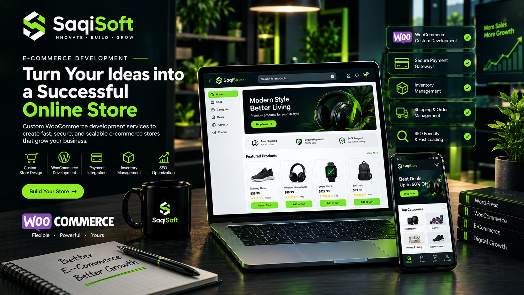 How to Build a Successful E-Commerce Store with WooCommerce How to Build a Successful E-Commerce Store with WooCommerce - E-Commerce Development Architectural Guide